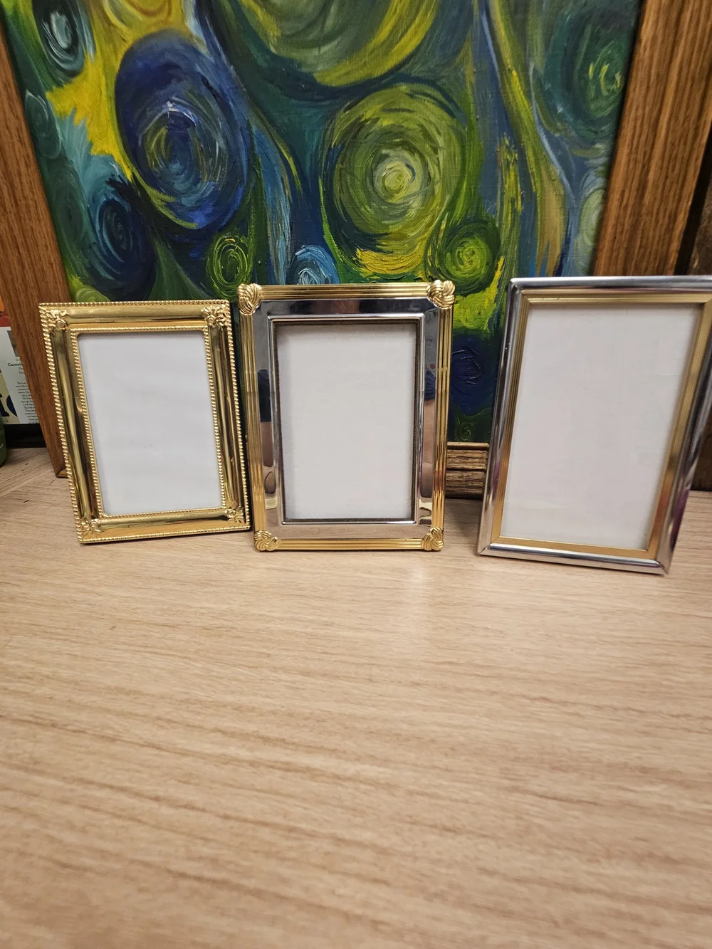 Picture Frames Vintage Classic Brass Gold Silver Metal 4